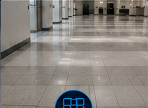 Commercial tile floor care example